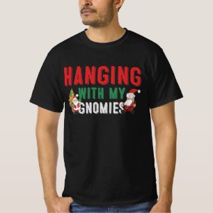 Camiseta Saindo Com Meus Gnomos