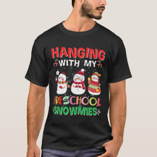 Camiseta Saindo Com Minha Pré-Escola Professora De Neves Ch