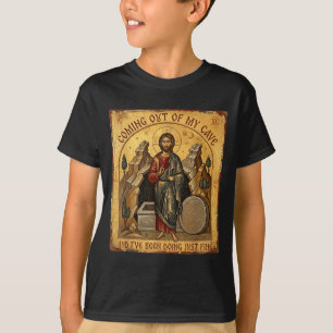 Camiseta Saindo da Caverna Jesus Religião Cristã