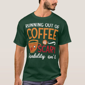 Camiseta Saindo Do Café Assustador Da Ansiedade