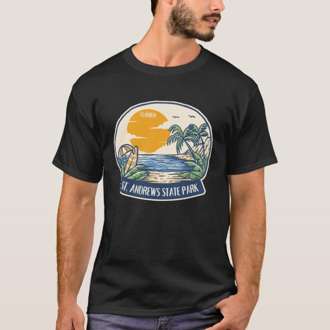 Camiseta Saint Andrews State Park Florida (Frente)