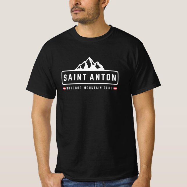 Camiseta Saint Anton Áustria Ao Ar Livre (Frente)