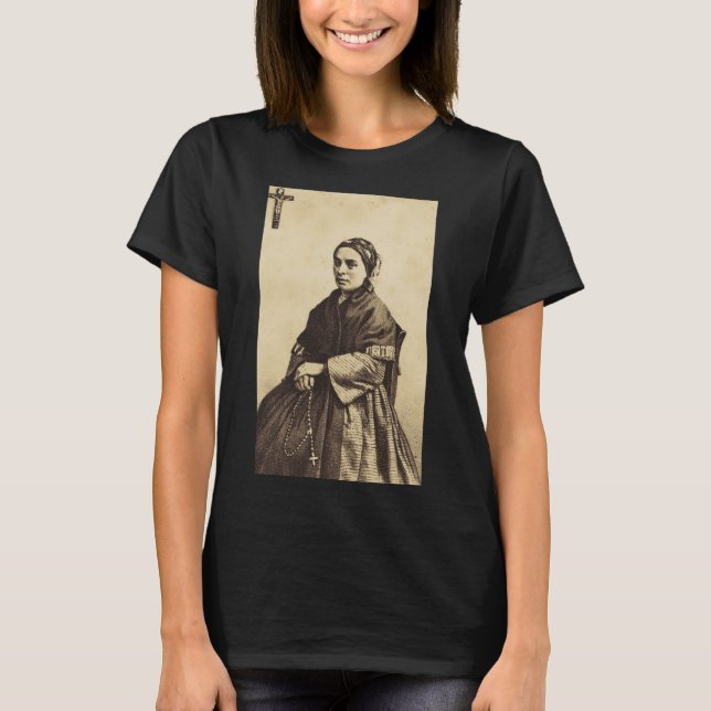 Camiseta Saint Bernadette Soubirous Fine Art (Frente)