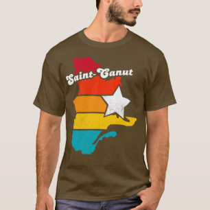 Camiseta Saint Canut Canada Vintage se afligiu ao sul