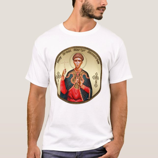 Camiseta Saint Demetrius icon 3 (Frente)