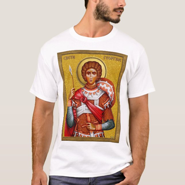 Camiseta Saint George gifts, Saint George art, srb 3 (Frente)