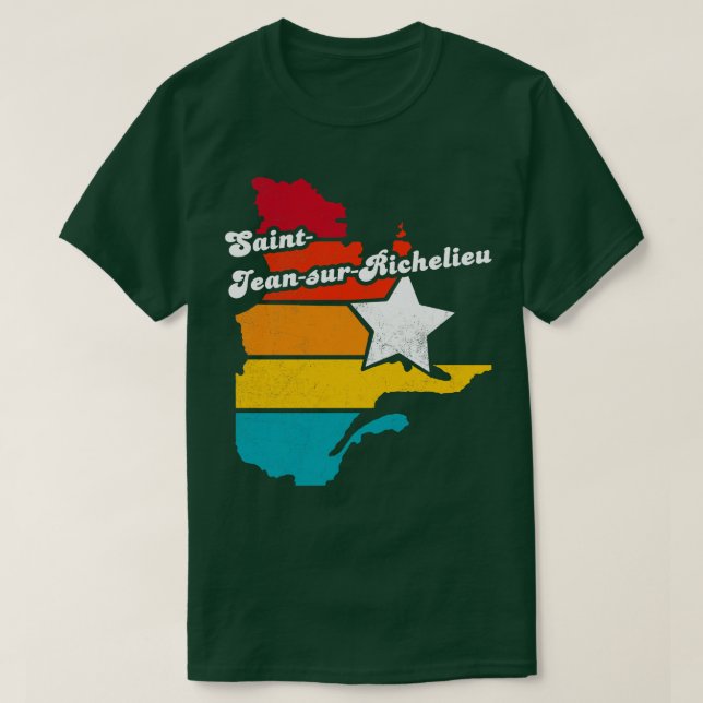 Camiseta Saint-JeansurRichelieu Quebec Canadá (Frente do Design)