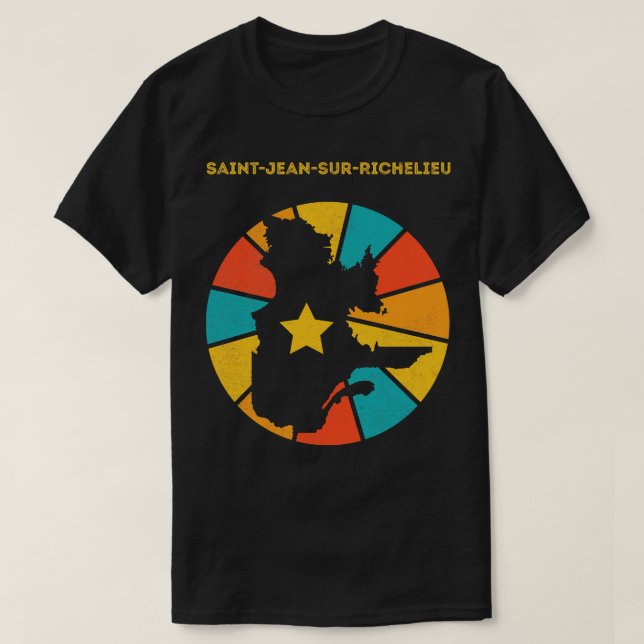 Camiseta Saint-JeansurRichelieu Quebec Canadá (Frente do Design)