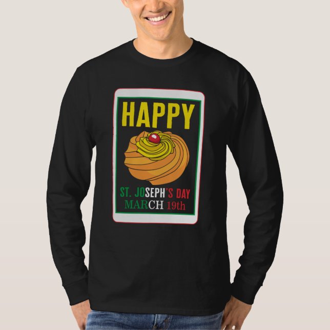 Camiseta Saint Joseph's Day Happy St Joseph's Day March 19t (Frente)