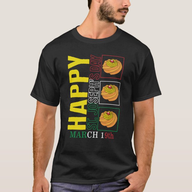 Camiseta Saint Joseph's Day Happy St Joseph's Day March 19t (Frente)