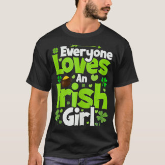 Camiseta Saint Patricks All ama An Irish Girl Rua Pat
