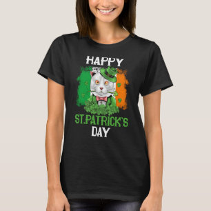 Camiseta Saint Patricks Cat Costume Irish Kitten Irlanda Fl