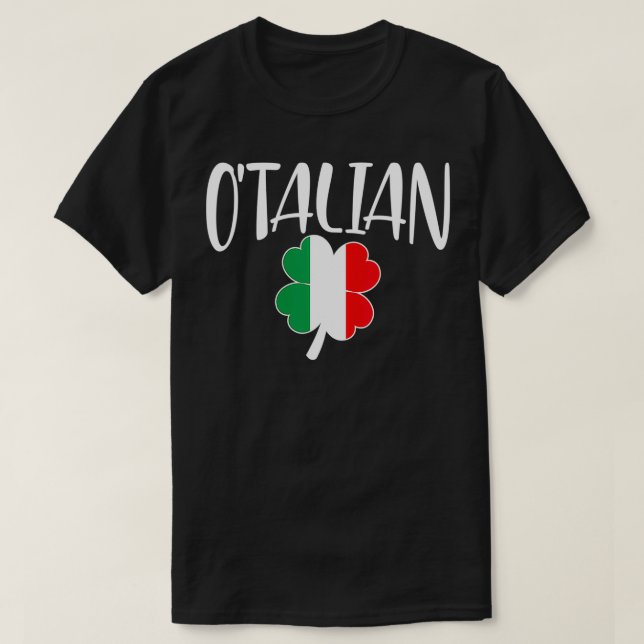 Camiseta Saint Patrick's Day angustia irlandês (Frente do Design)