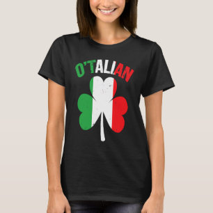 Camiseta Saint Patricks Day Irish Italiano Otalian 2