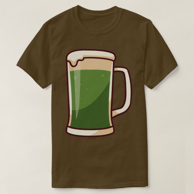 Camiseta Saint Patricks Day Mug (Frente do Design)