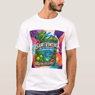 Camiseta Saint Vincent e Granadinas Boas Vibrações Tenha um
