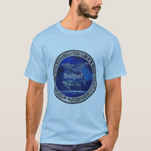Camiseta Saipe Tonga Ilha do Pacífico baleia tartaruga fora