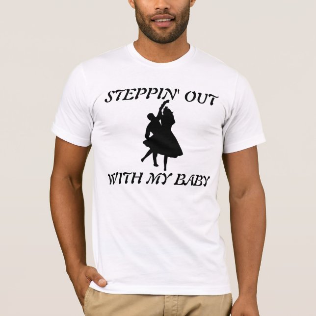 CAMISETA SAIR COM MEU BEBÊ (Frente)