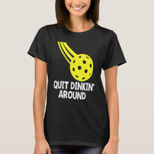 Camiseta Sair da Dinkin em torno da bola de piclebol divert