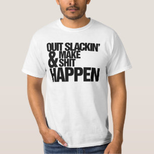 Camiseta Sair da paródia motivacional