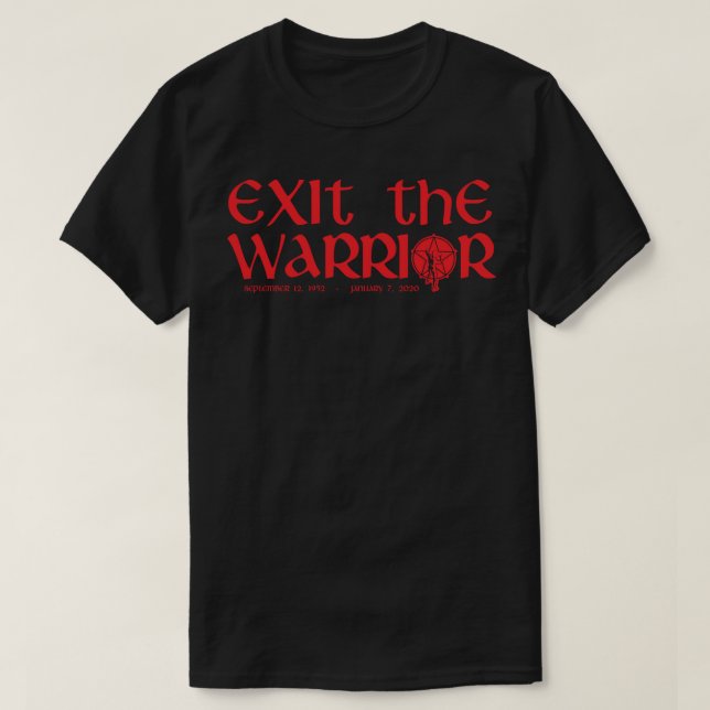 Camiseta Sair do Guerreiro (Frente do Design)