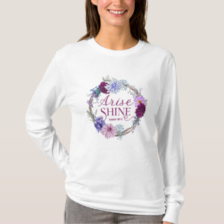 Camiseta Sair E Brilhar Isaiah 60 1 Citação De Bíblia