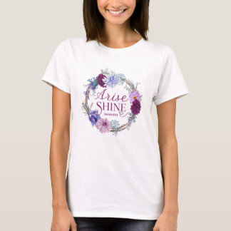 Camiseta Sair E Brilhar Isaiah 60 1 Citação De Bíblia