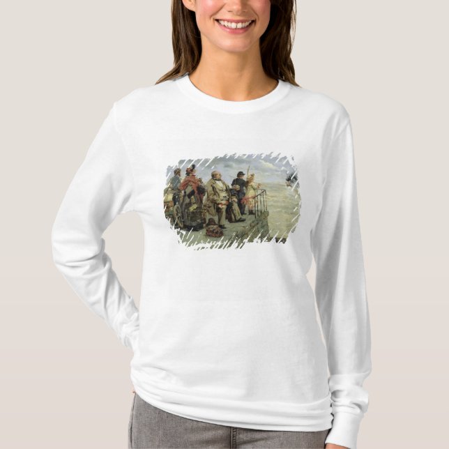 Camiseta Sair para o jérsei (Frente)