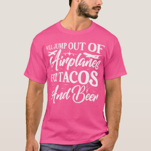 Camiseta Sairá De Aviões Para Tacos E Beer Skyd
