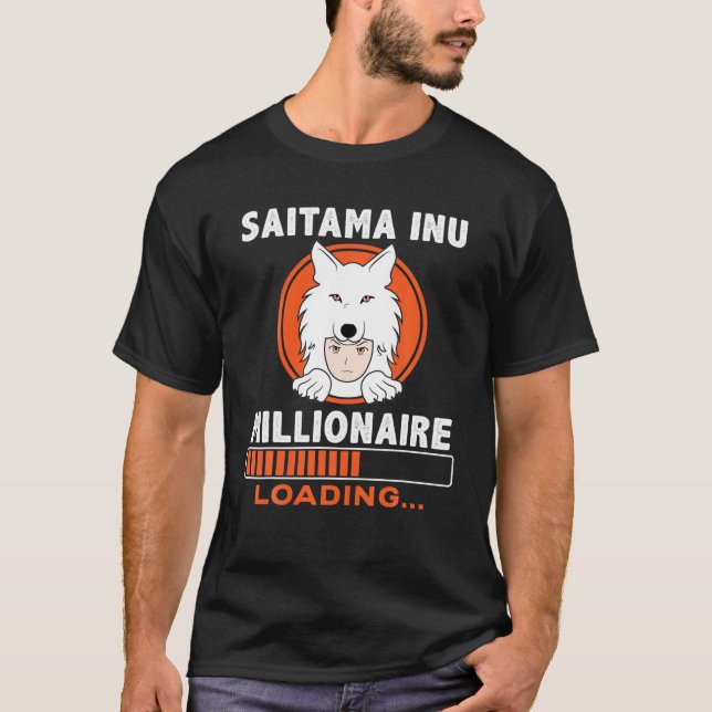 Camiseta Saitama Inu Token O Token De Carregamento Milionár (Frente)