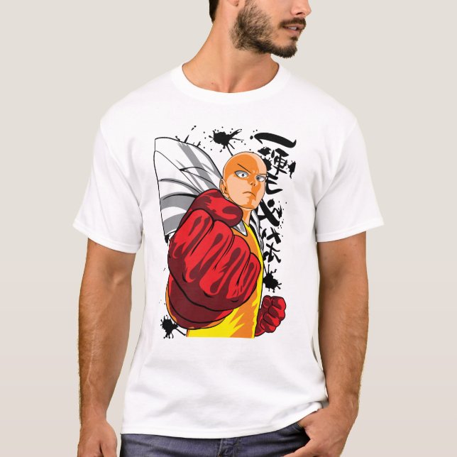 Camiseta Saitama The Big Punch Of One Punch Man (Frente)