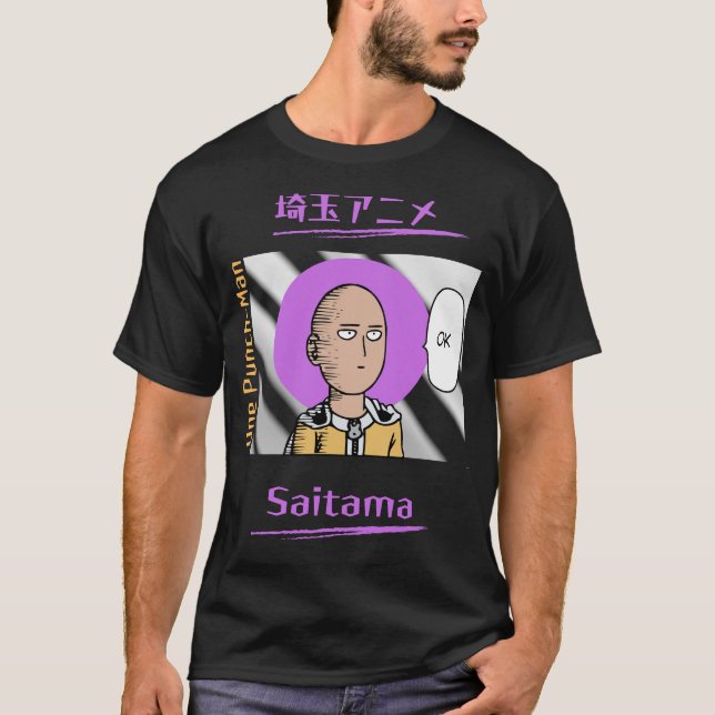 Camiseta Saitama: The One Punch Wonder (Frente)