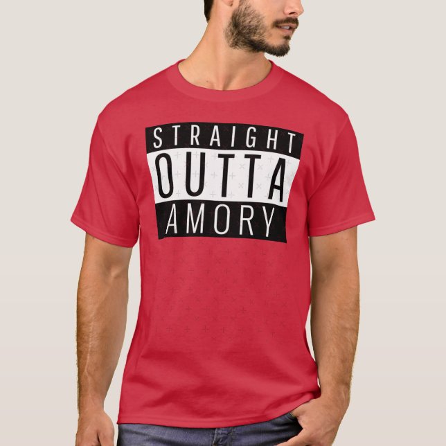 Camiseta Saiu de Amory Mississippi Amory MS (Frente)