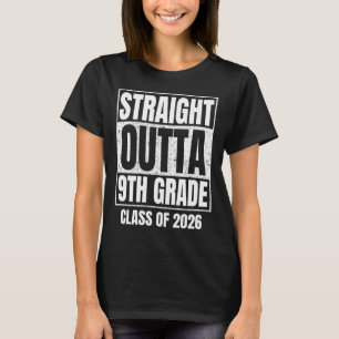 Camiseta Saiu direto da 9ª série Graduação 2026 Cl Premiu