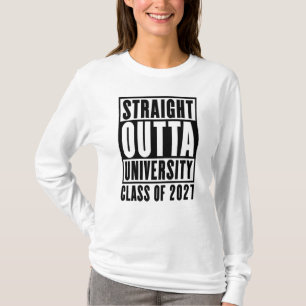 Camiseta Saiu direto da Universidade Turma de 2027