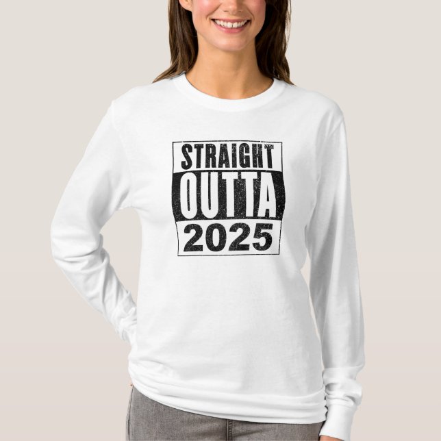 Camiseta Saiu direto de 2025 (Frente)