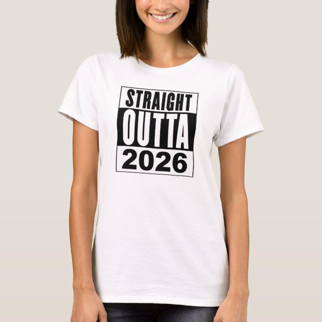 Camiseta Saiu direto de 2026 (Frente)