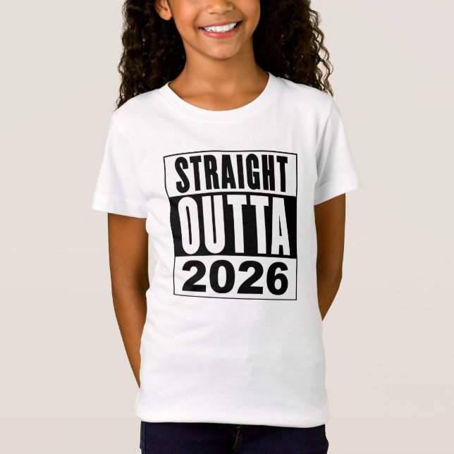 Camiseta Saiu direto de 2026 (Frente)