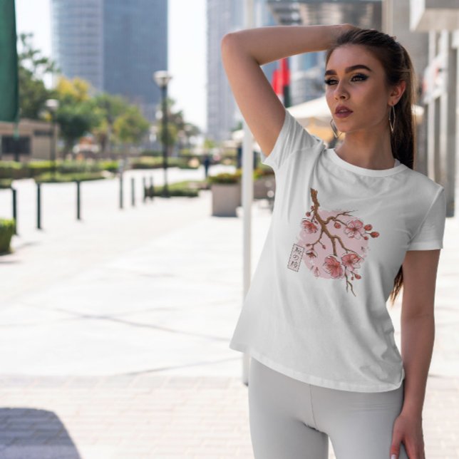 Camiseta Sakura Blossom Tree Japonês (Criador carregado)