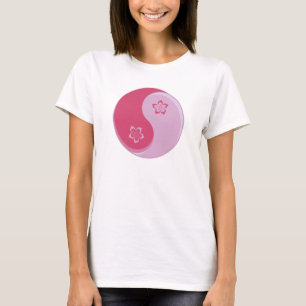 Camiseta Sakura Blossom Yin Yang