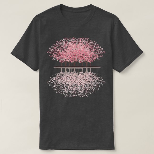 Camiseta Sakura Blossoms Floresta Flor (Frente do Design)