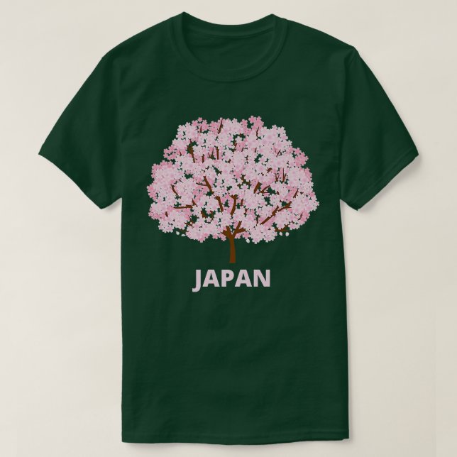Camiseta Sakura Cherry Blossom Árvore Japão (Frente do Design)