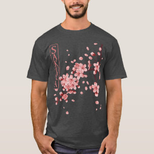 Camiseta Sakura Cherry Blossom Japonês Flor para Flor L