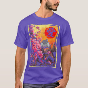 Camiseta Sakura Cherry Blossom Japonês Tokyo Sun Pigeons K