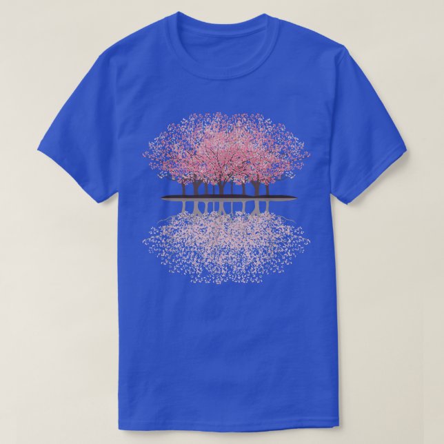 Camiseta Sakura Cherry Blossom Tree Japonês (Frente do Design)