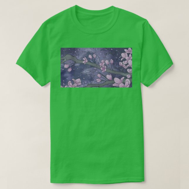 Camiseta Sakura Cherry Blossom Tree Japonês Flor Beautif (Frente do Design)
