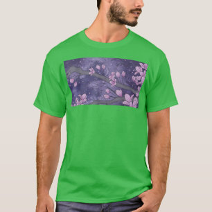 Camiseta Sakura Cherry Blossom Tree Japonês Flor Beautif