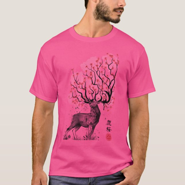 Camiseta Sakura Deer (Frente)