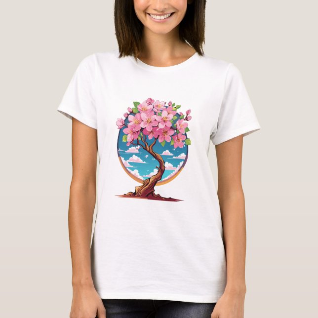 Camiseta Sakura flowers blossom (Frente)