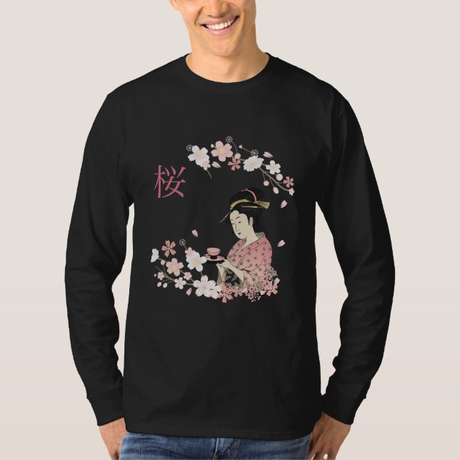 Camiseta Sakura Geisha T-Shirt (Frente)